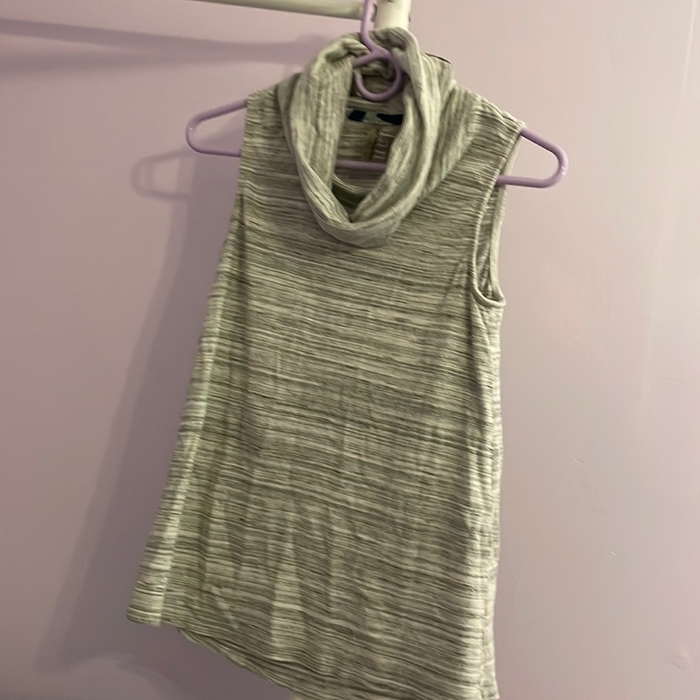 Anthropologie Dolan Charente Turtleneck Cowl Mock Neck Top